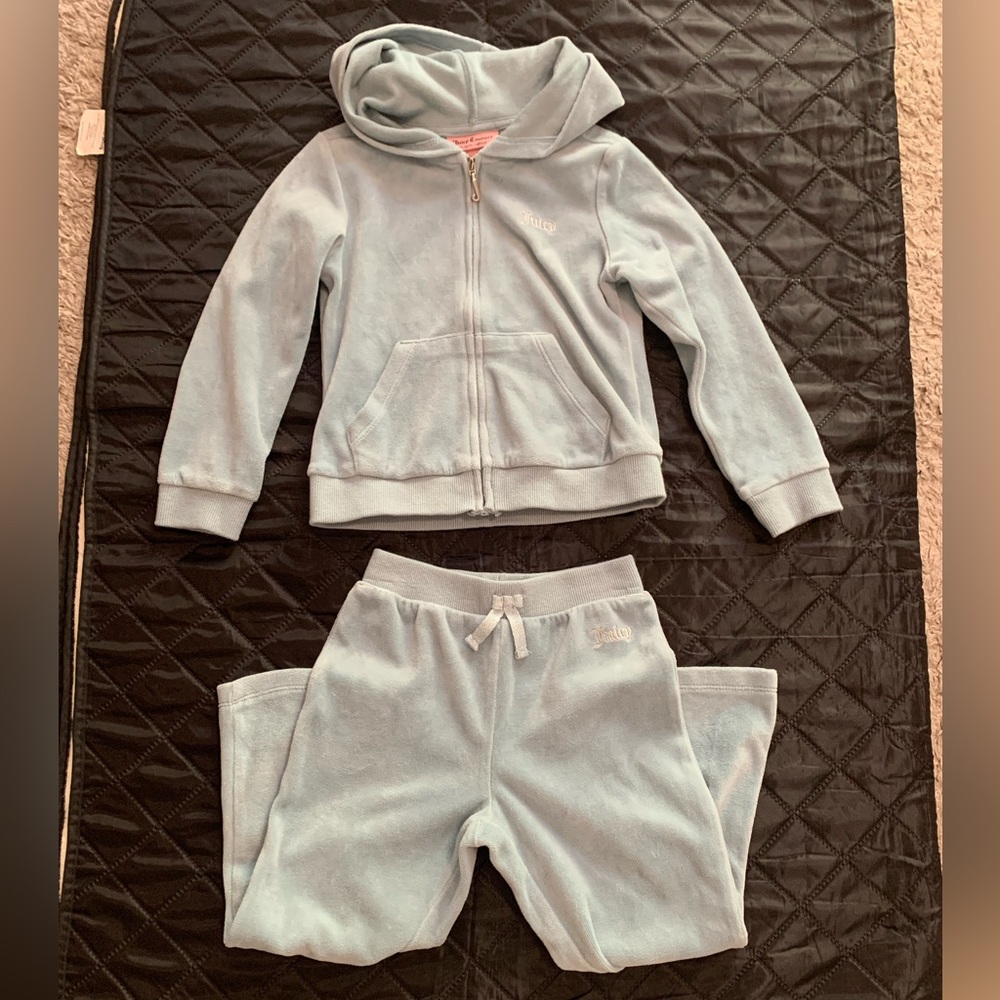 Juicy Couture Kids Velour Pants Set